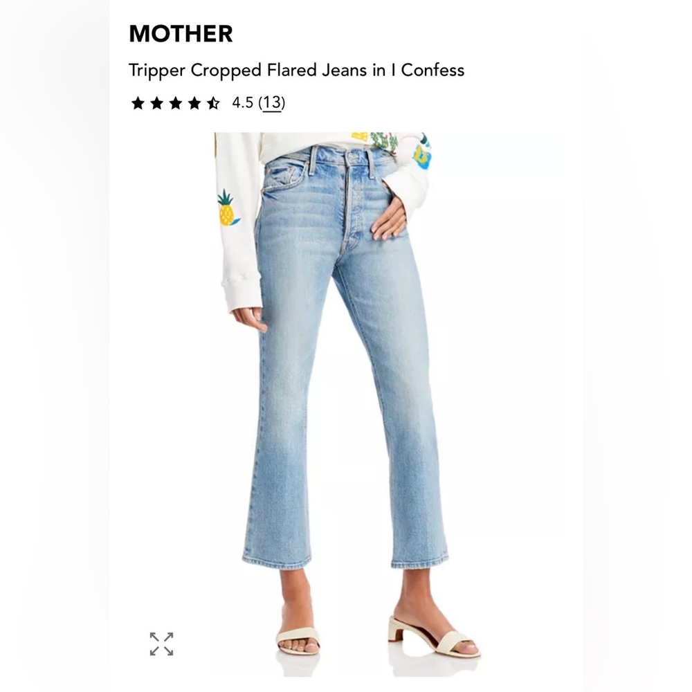 MOTHER Tripper Flood I Confess Straight Leg Jeans